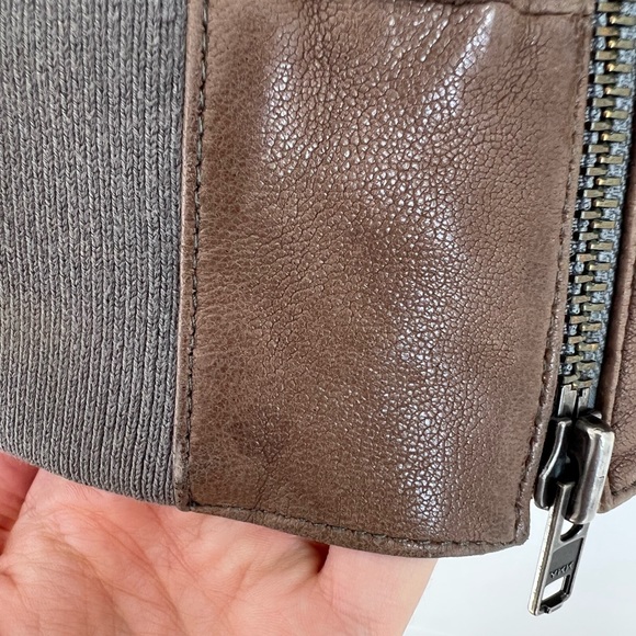 Mackage Brown Leather Jacket, Size S - Picture 7 of 7